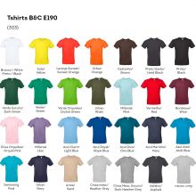 Tshirt 145gr + 190gr - B&C E (Man) - Image 7