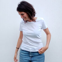 Tshirt "Hi! I'm Organic" 145gr (Woman) - Image 4