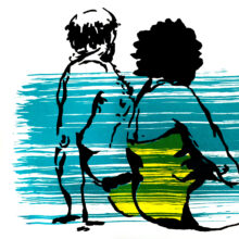 Casal na Praia / Couple at the Beach - Image 2
