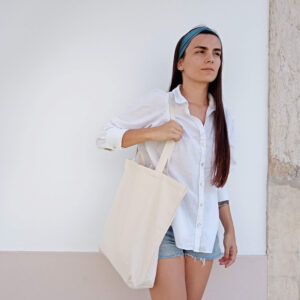 Canvas Totebag com Bolso interior 310g